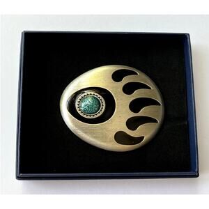 Bear Paw Native American Jean’s Friend Belt Buckle